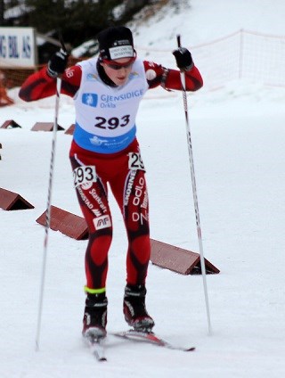 Aksel Mathias Meland under HL skiskyting. Foto: TSN